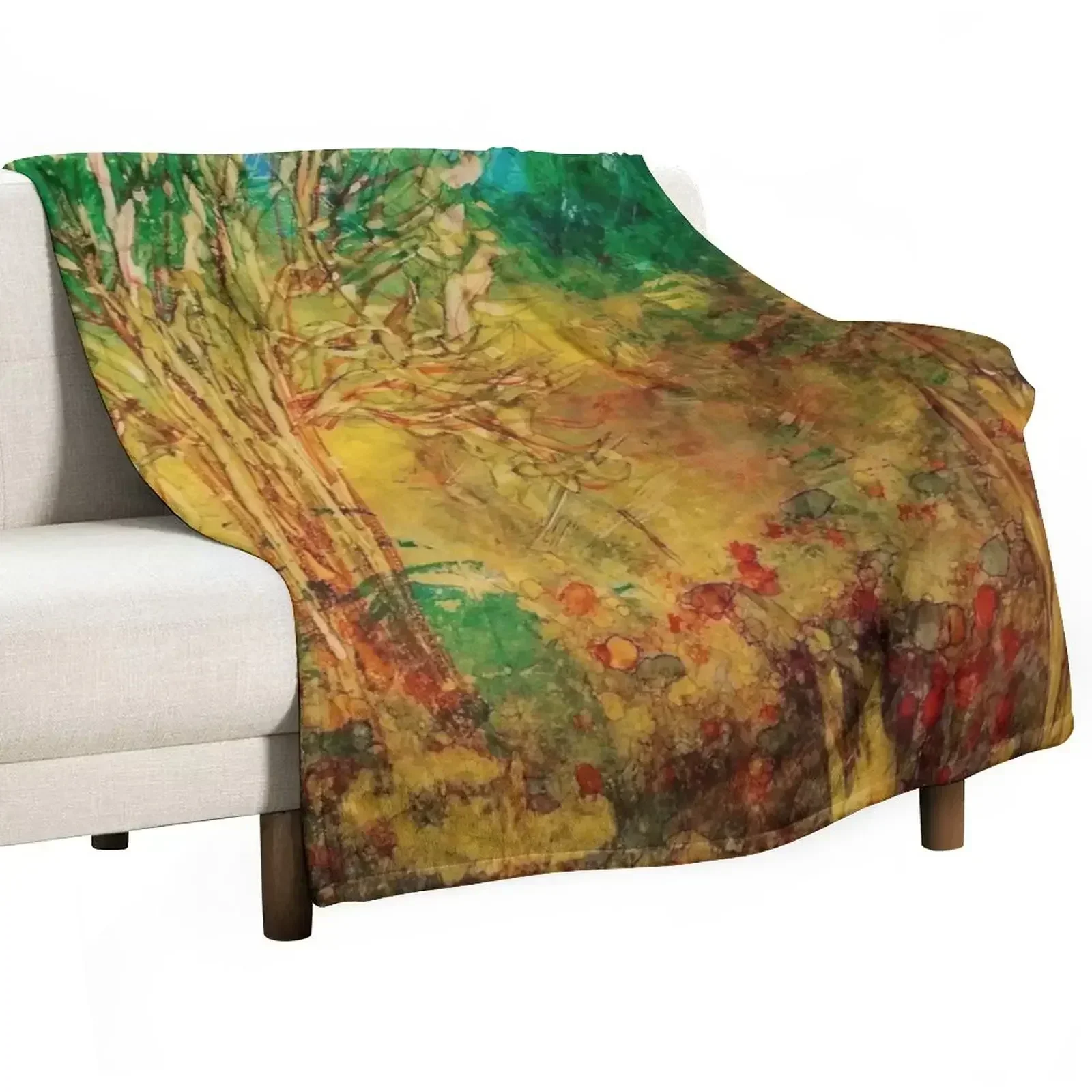 Take Me To The Woodland - by Barbara Mitchell Throw Blanket Cute Loose Decorative Sofa For Baby Single Furry Blankets