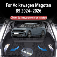 For Volkswagen Magotan B9 2024~2026 Multifunction Trunk Storage Partition Storage Auto Interior Parts Organizer Car Accessories