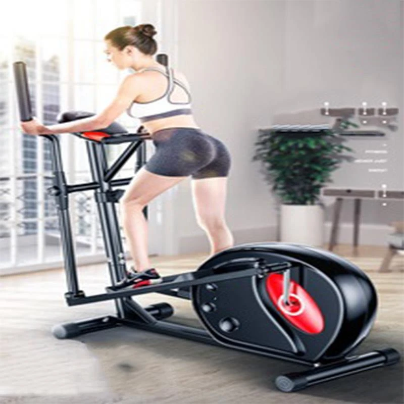 Elliptical Machine Household Indoor Fitness Equipment Fitness Space Walk Elliptical Trainer Magnetron Resistance Adjustment