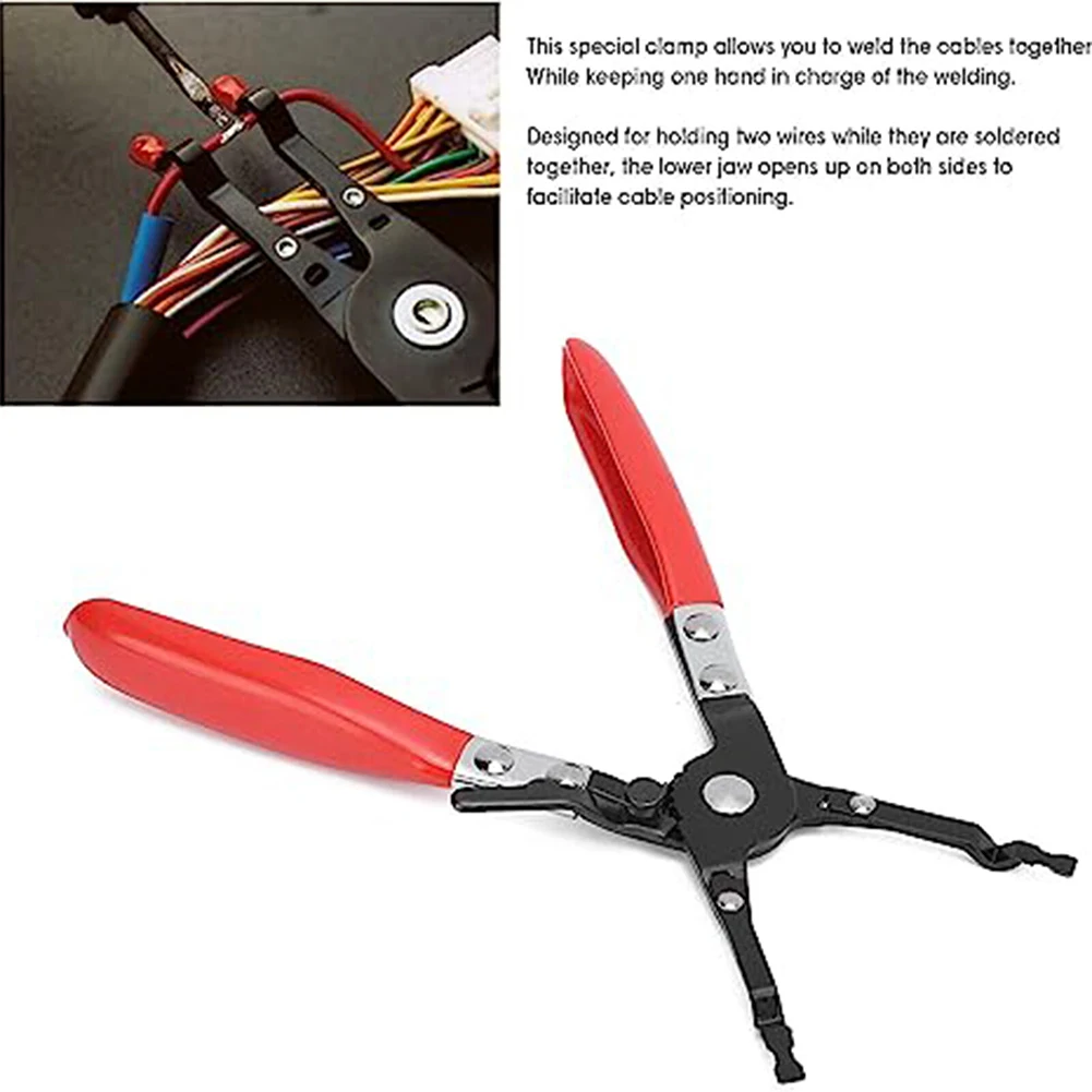 Universal Car Vehicle Soldering Aid Pliers Hold 2 Wires Innovative Car Repair Tool Garage Tools Wire Welding Clamp