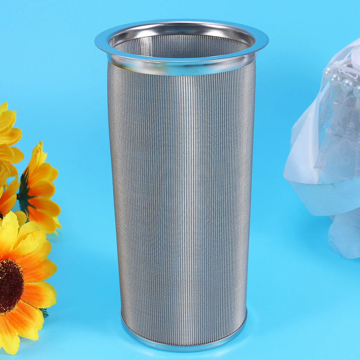 

Stainless Steel Mesh Filter Strainer Tea Mesh Cartridge Reusable Filters Kitchen Coffee Filters Bar Accessories
