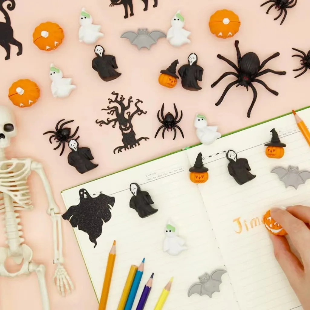 5pcs/set Cute Halloween Eraser For Children Gift