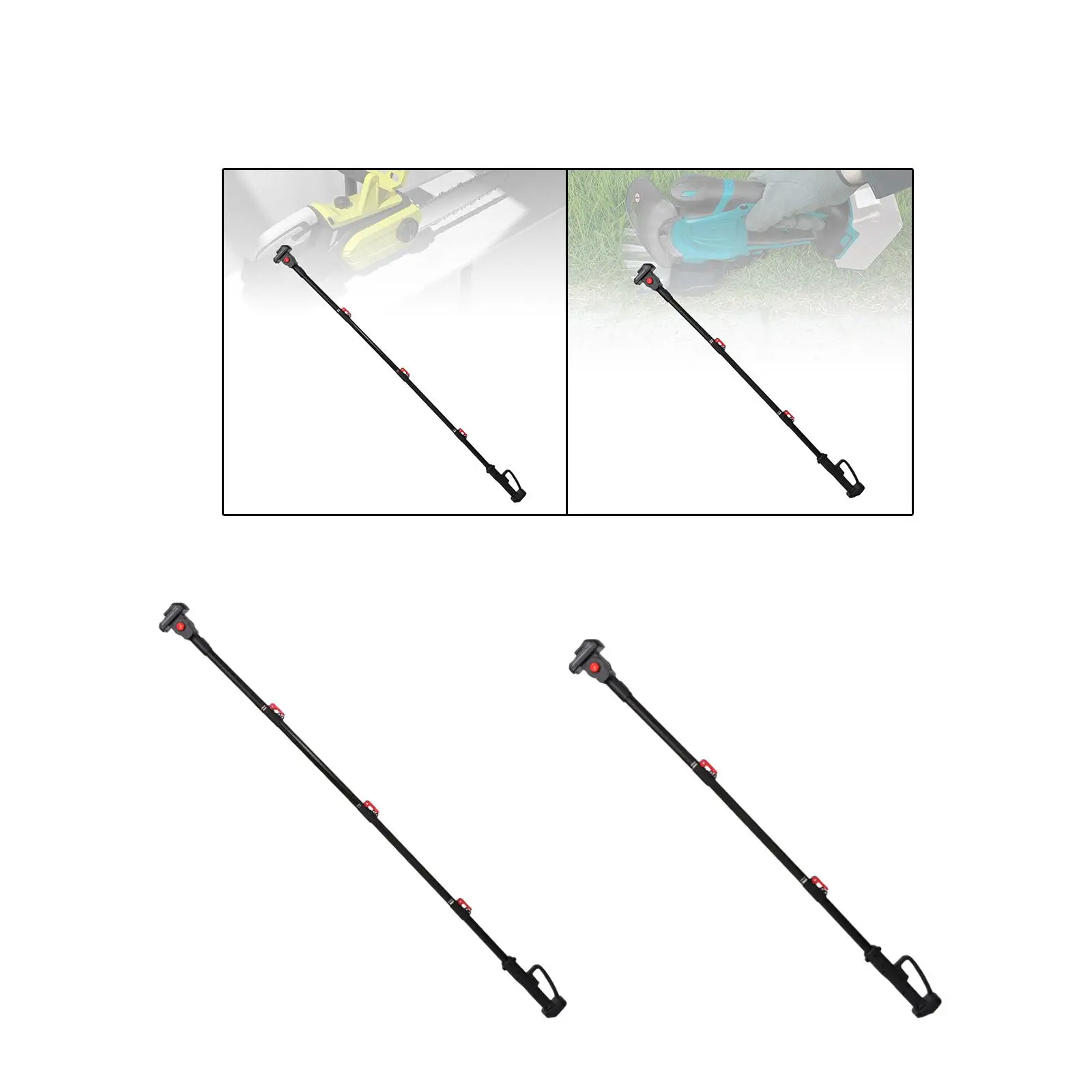 Telescoping Rod Lawn Handheld Chainsaw Part Tool Electric Pruner Attachment Telescopic Extension Pole for Tree Trimming Outdoor