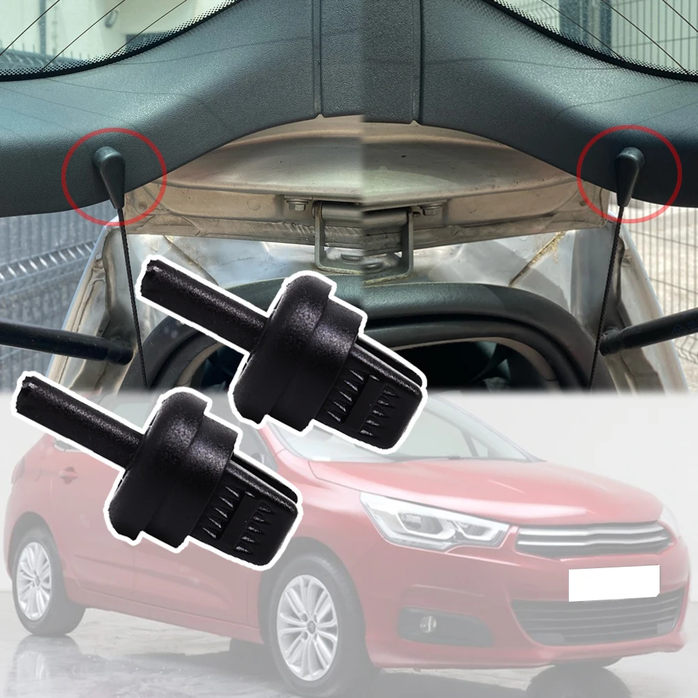 

For Citroen DS5 C4 2017 2016 2015 2014 2013 2012 DS4 Car Parcel Shelf String Cord Hanger Clips Bracket Pegs Pins Accessories