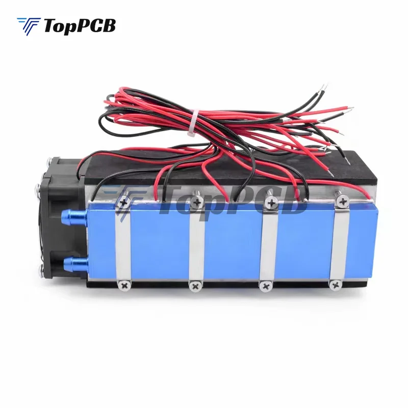 12V 576W 8 Chip Semiconductor Thermoelectric Cooler Peltier Electronic Cooling Radiator Air Conditioner Refrigerator cooler