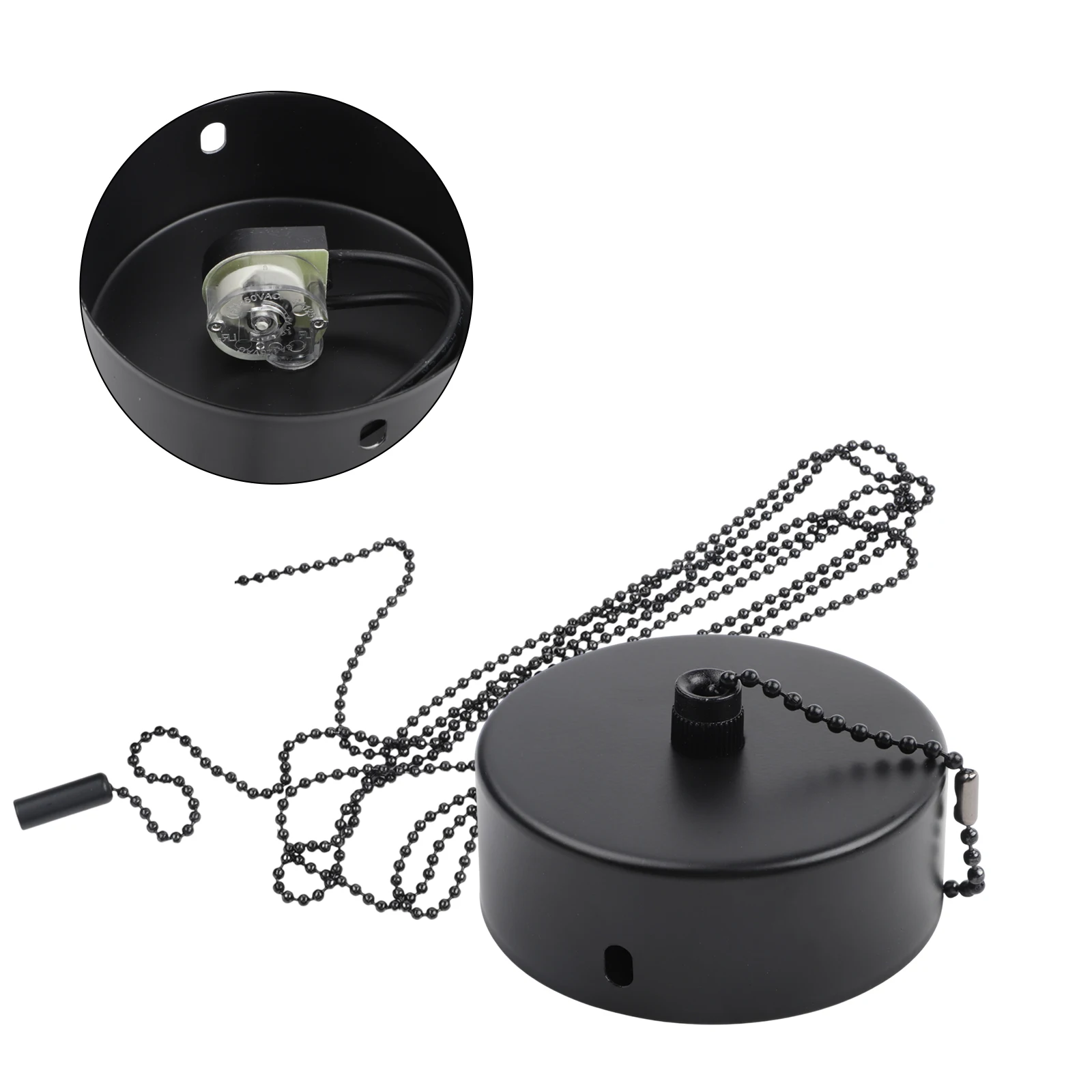 Bathroom Lighting Bathroom Pendant Switch Modern Pull Cord Design Cord Switch 80mm Smooth Operation Ample Length Elegant Design