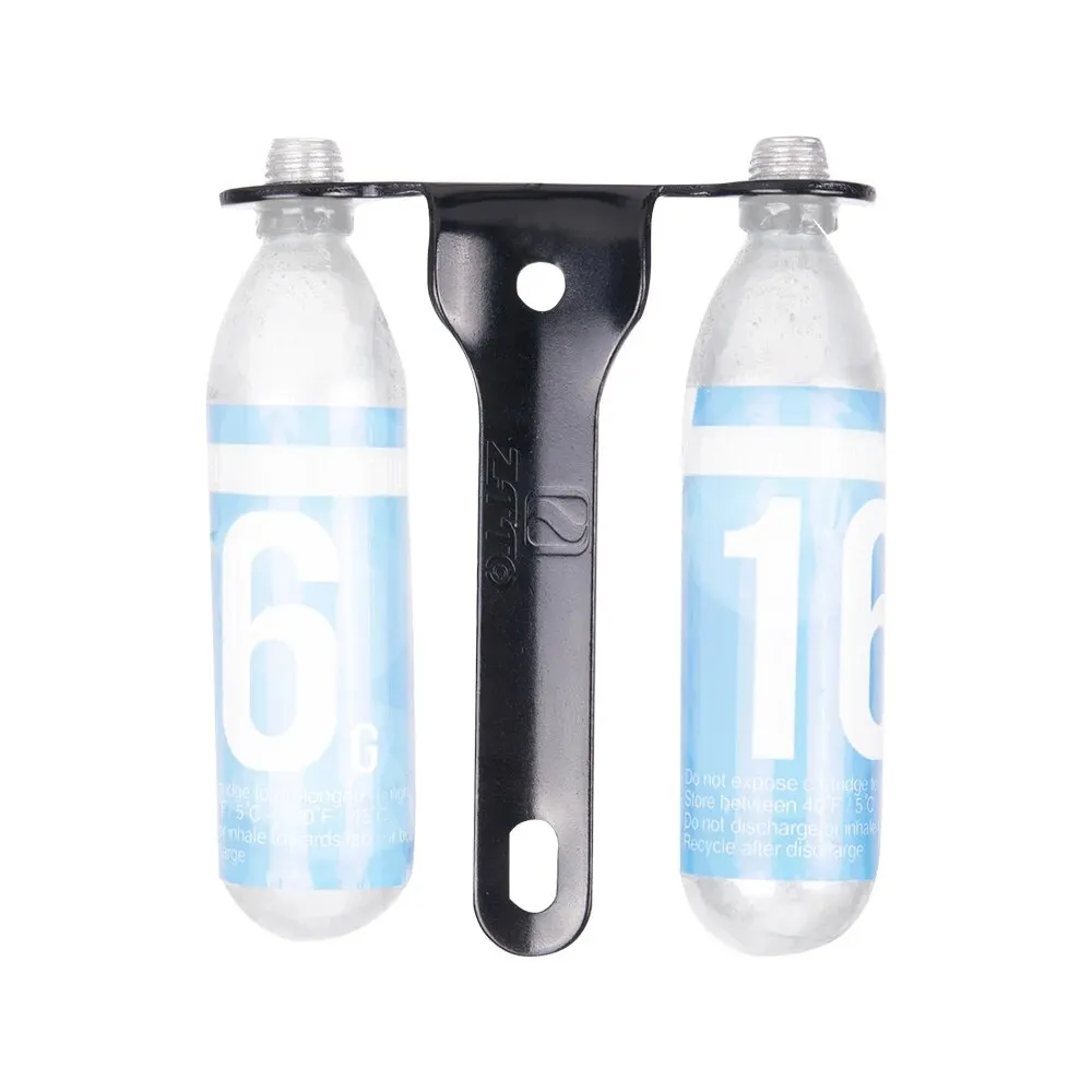 ZTTO CO2 Cartridge Holder Bottle Cage Mount Bracket Hold 2 X Control Blast Air Cartridges for Road Bike Water Bicycle Part