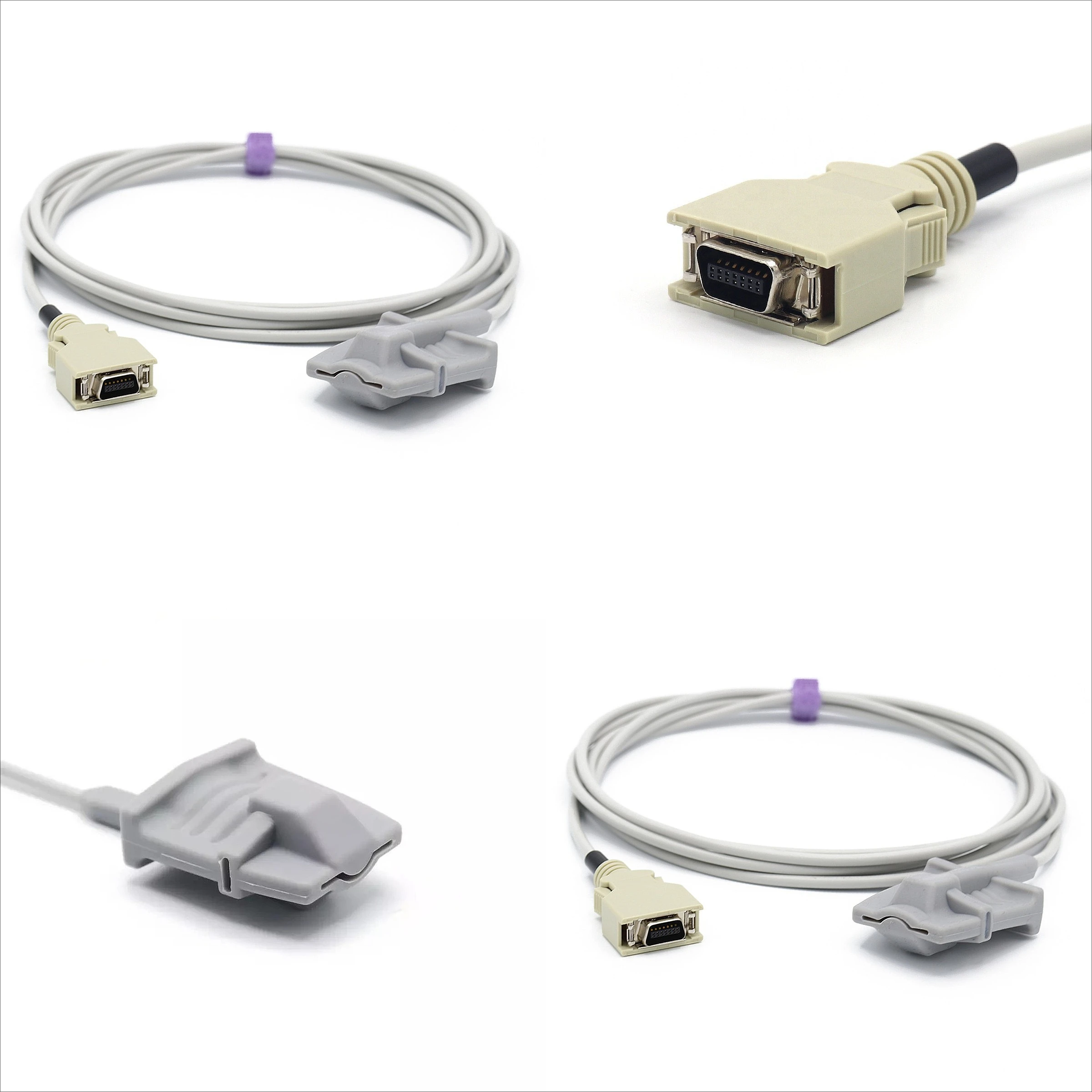 Medical Adult Soft Reusable Spo2 Sensor 14Pins