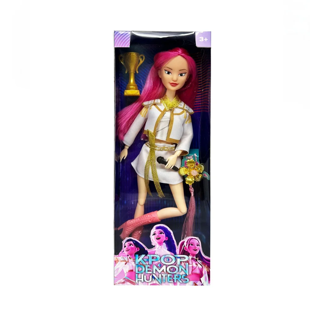 جديد أنيمي K-pop شيطان هنتر تمثال هدية الكريسماس عالية المظهر الساحرة هنتر مجموعة دمية الفتيات القلب الديكور عطلة لعبة #2