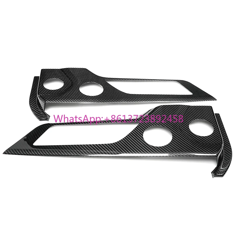 

ES Carbon Fiber Manufacturer Wholesale Car Inner Door Panel Audio Cover for Mustang 2024 GT Interior Accessories