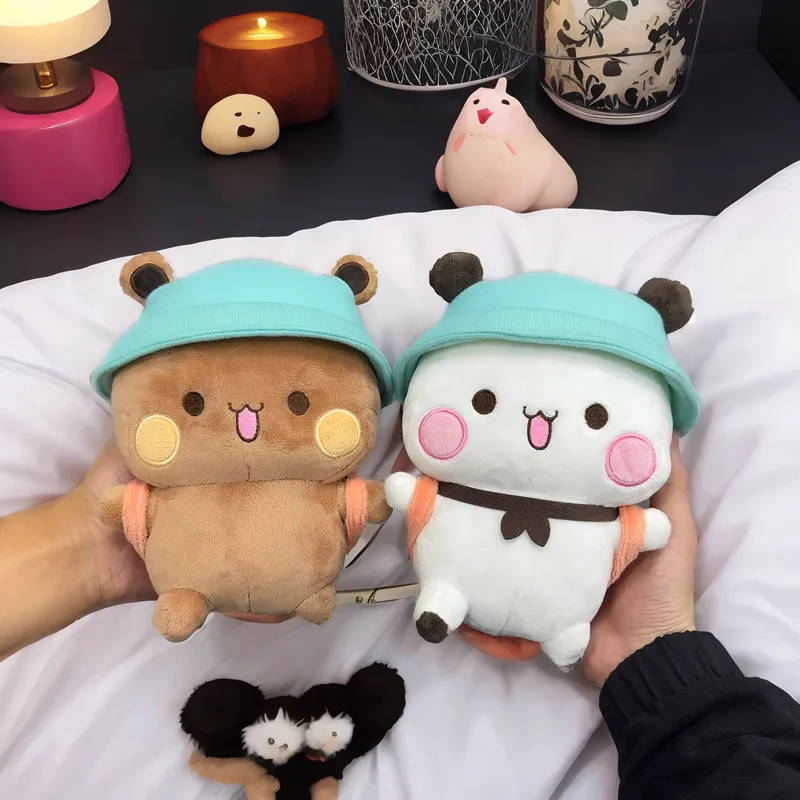 In Stock Yier Bubu Panda Dolls Anime Cartoon Peripheral Kawaii Plush Cushion Doll Soft Stuffed Toys Children Birthday Gifts