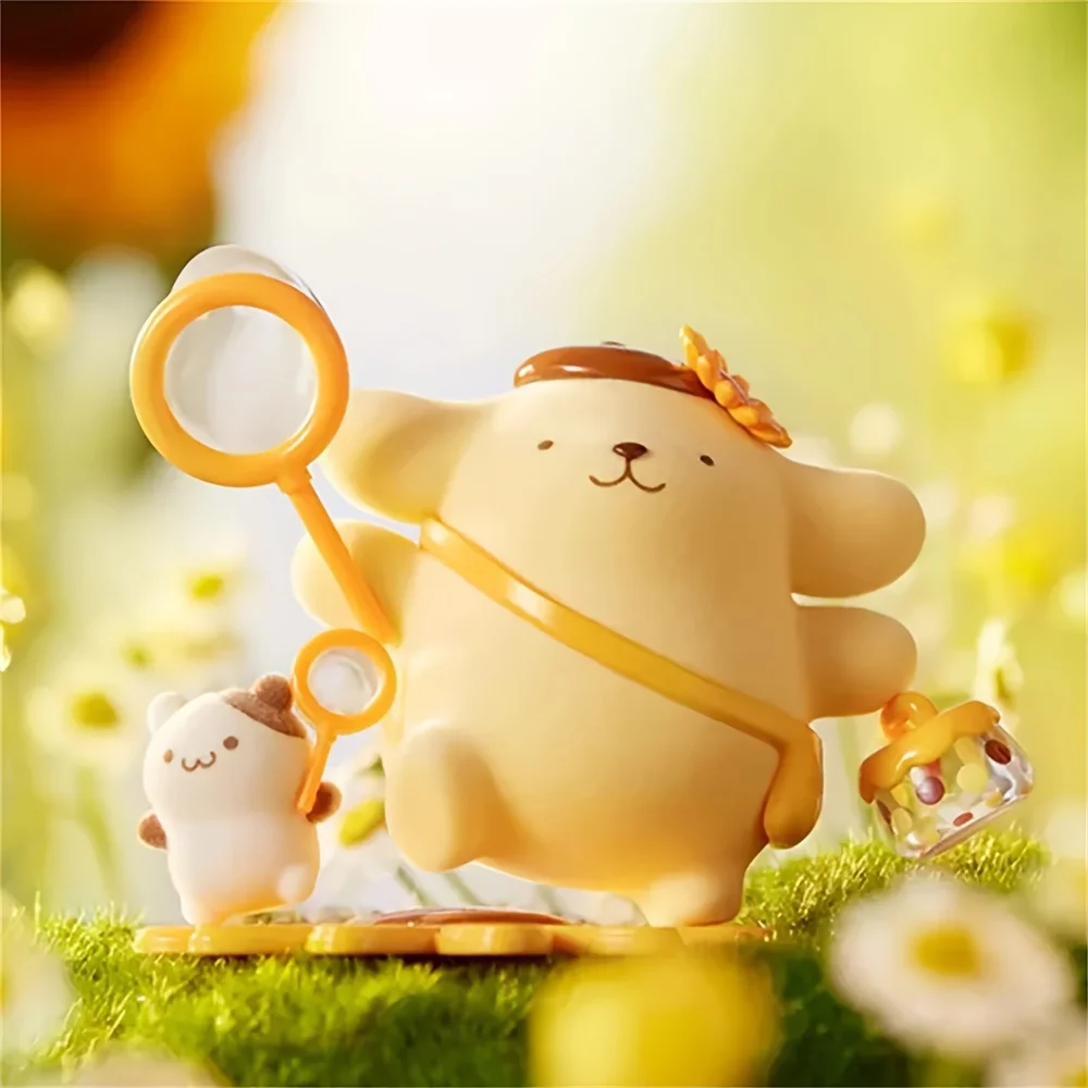 Hot Pudding Dog Serie Four Seasons per bambini Scatola cieca Kawaii Action Doll Pesca Pupazzo di neve Modello Giocattolo per bambini Sorpresa Gif