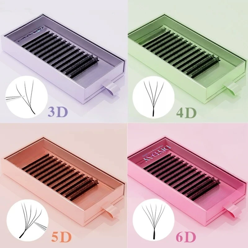 W-Vorm Wimperverlenging 3d 4d 5d 6d 7d 8d W Wimpers Natuurlijke Zachte Premade Fan Bloom Effect Wimpers voor Schoonheid Make-up