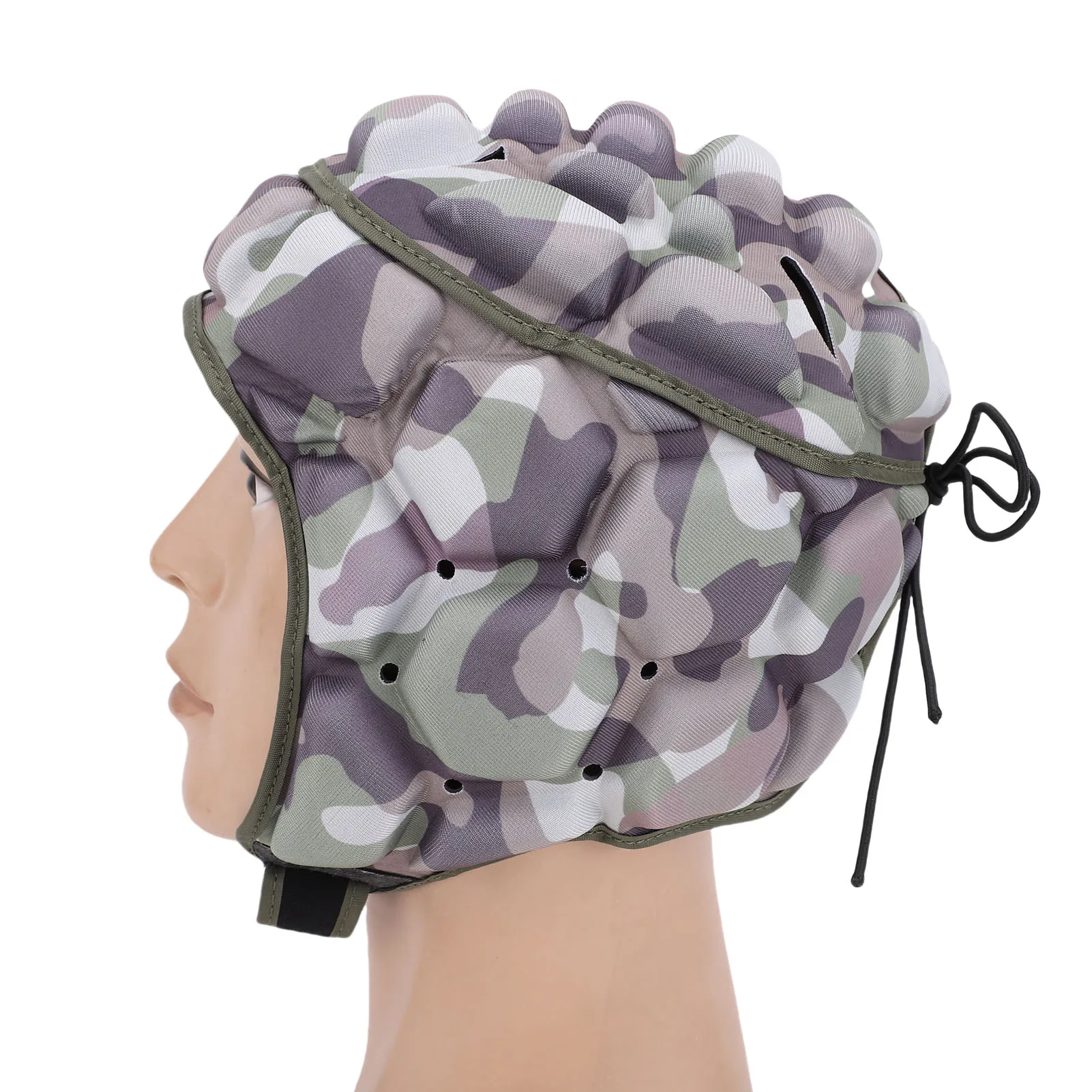 Rugby Head Protector Rugby Headguard Rugby Helmet Anti Collision Breathable EVA Rugby Headguard for Football Baseball Goalkeeper