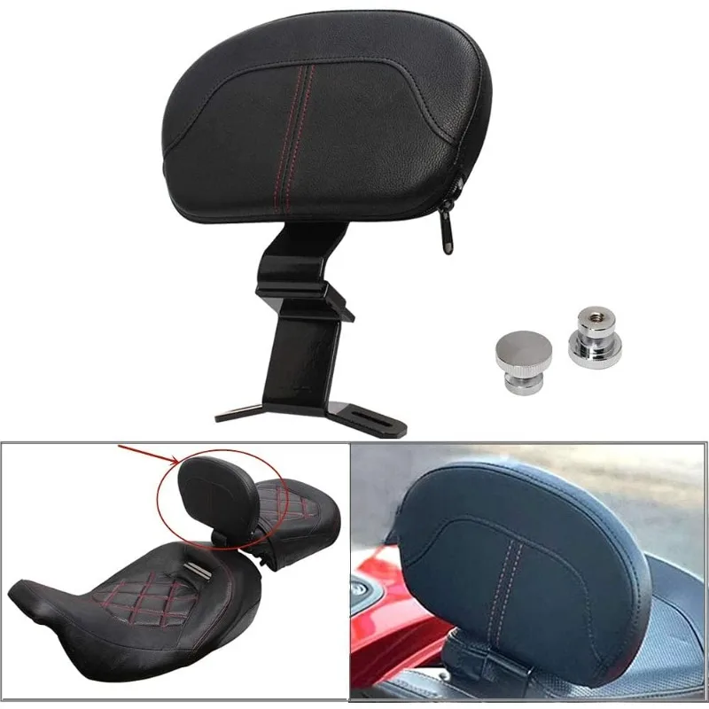 

Driver Rider Backrest Cushion Seat For Harley Touring 2009 2022 Road Glide Street King Electra Glide CVO Lumbar Support Pad​