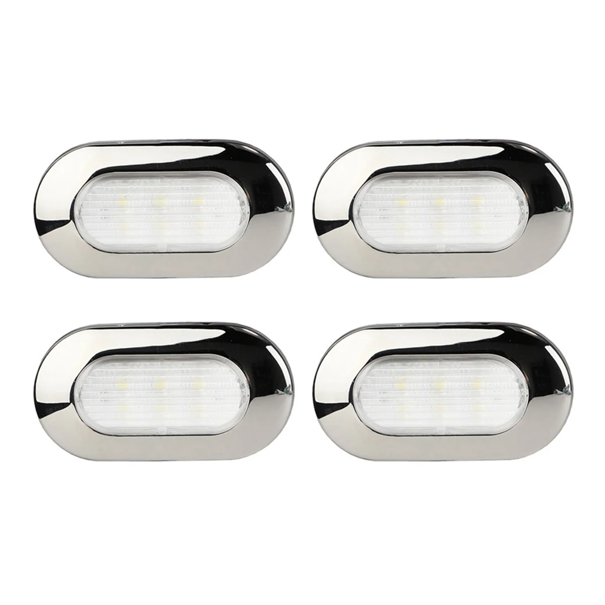 QUAI-IT4PCS LED ضوء لافت للانتباه خطوة أضواء لهجة فائدة الإضاءة شنت لقارب يخت RV قافلة