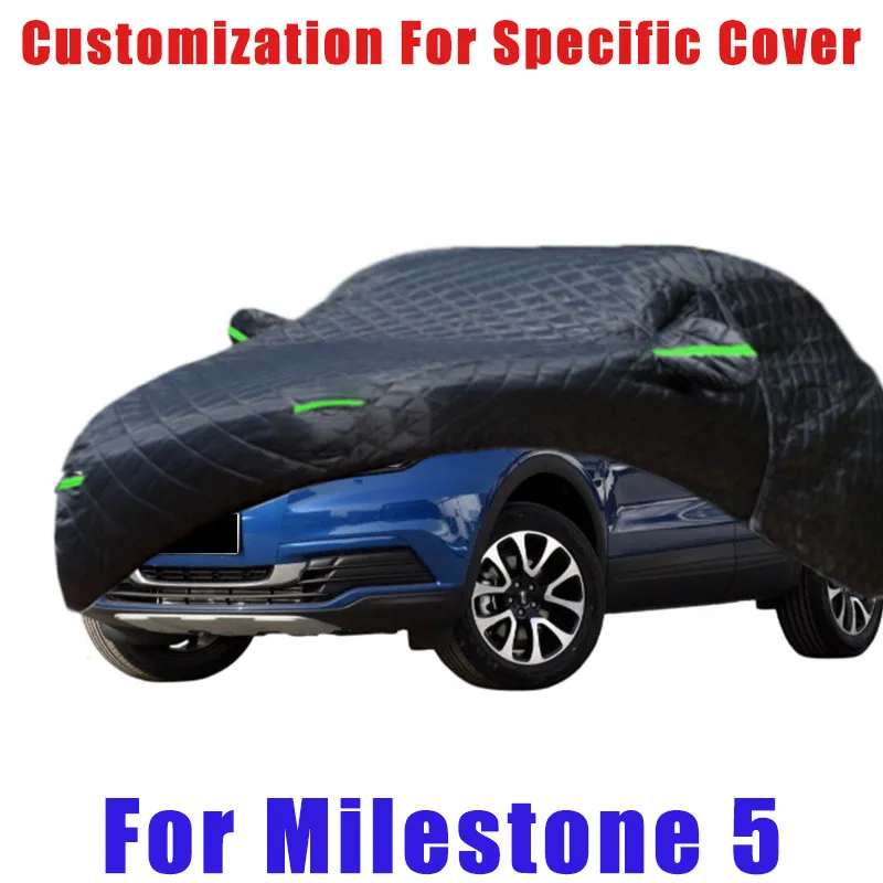 

For Milestone 5 Hail prevention cover auto rain protection, scratch protection, paint peeling protection, car Snow prevention