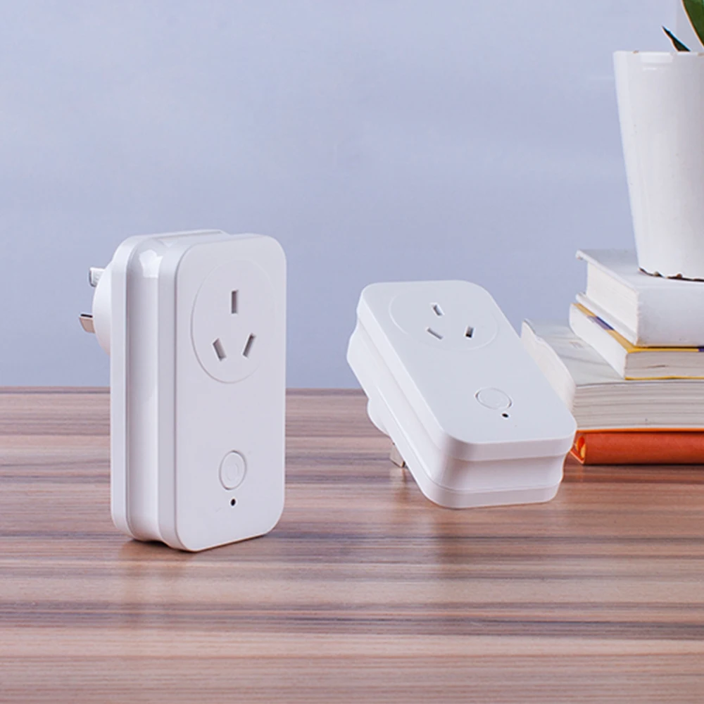 LELLKI Tuya Zigbee Socket Smart Life Home AU Power Monitoring Australia Wifi Plug With Google Assistant Alexa 100-240V