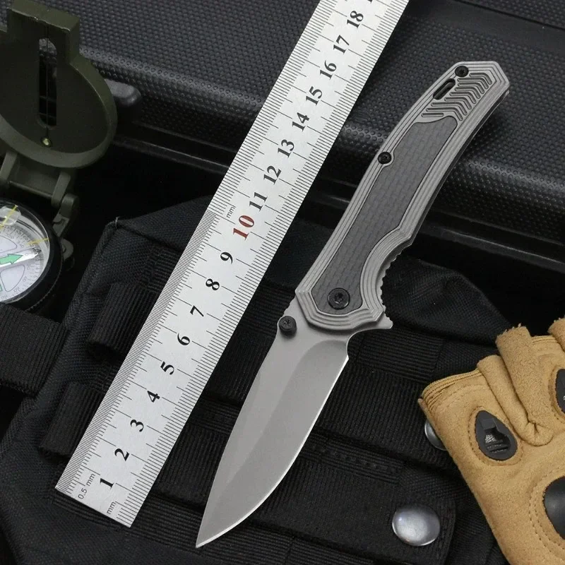 

KS8310 Pocket folding Knife 420C+Carbon Fiber Handle edc multitool selbstverteidigung Survival Hunting Tactical Folding Knives