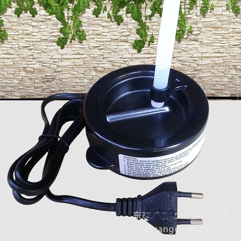 60W Mini Lijm Pot Keratine Fusie Smelt Hete Pot Constante Temperatuur Voor Haarverlenging Professionele Salon Extensie Tool