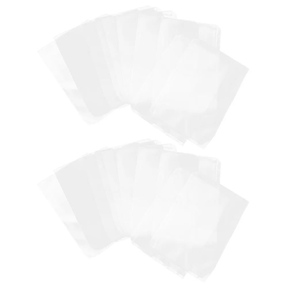 

20 шт. практичные вставки для переплета A5, карманы для документов, многофункциональные защитные приспособления для файлов для фотографий, вставки для воспоминаний A5