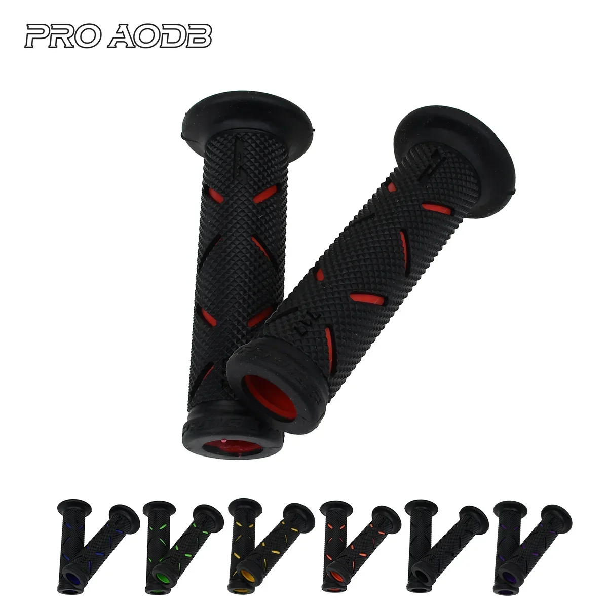 Piezas universales de 22MM, manillar de Motocross, empuñaduras de motocicleta, accesorios de modificación de goma, manijas de motocicleta para Ducati Honda