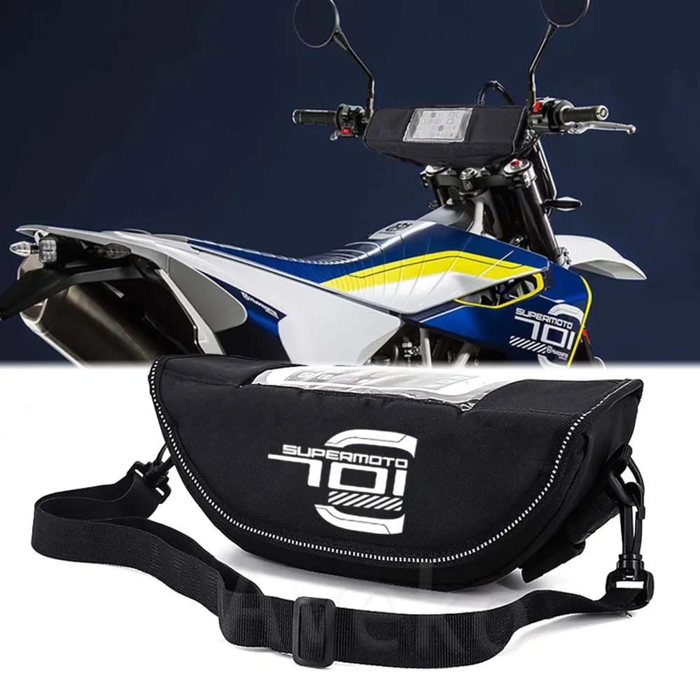 2023 Storage Bag For Husqvarna Norden 901 701 SUPERMOTO & ENDURO 701 Modern Waterproof Motorcycle Handlebar Travel Bag