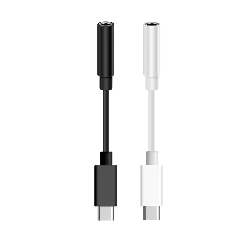 1/2/5 Stück Typ-C-auf-3,5-mm-Klinken-Audio-Verlängerungskabel USB-C-auf-3,5-mm-Kopfhörer-Adapterkabel