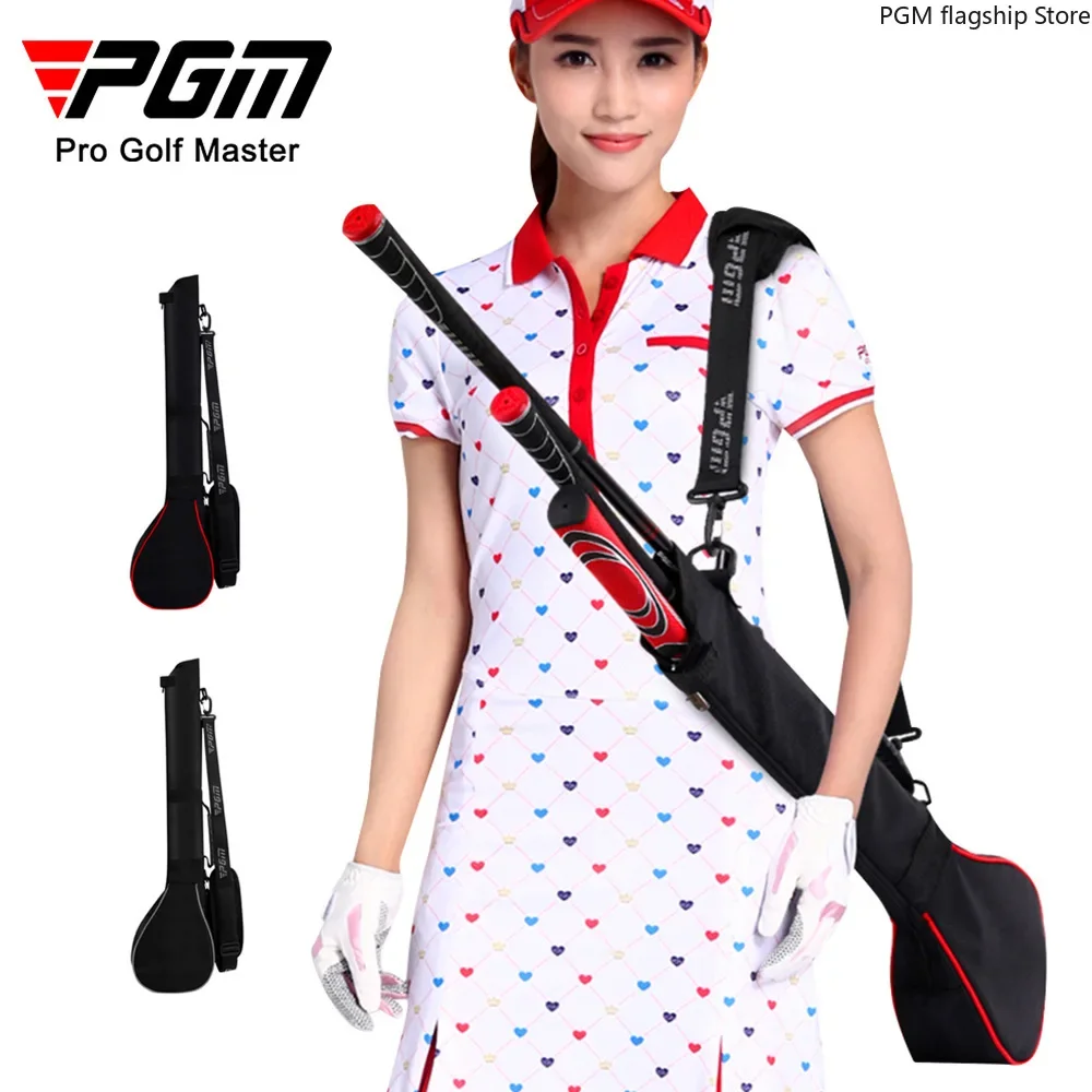 Pgm-mini saco de golfe dobrável, saco de arma, leve, para homens e mulheres, para crianças, qiab013