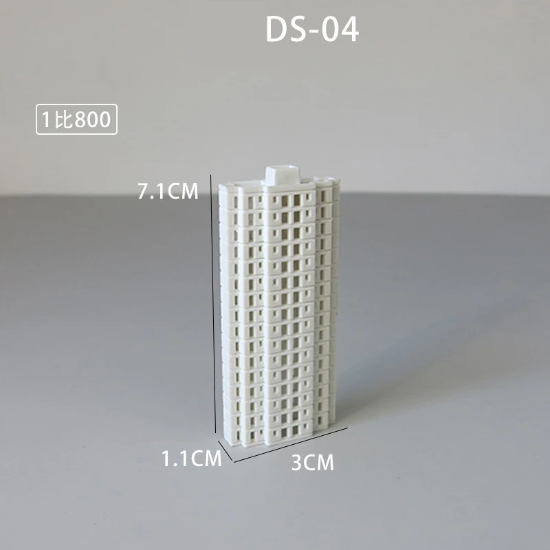 Simulation Miniatur Gebäude Modell Kit ABS Kunststoff Architektur Haus Diorama Materialien für Sand Tisch Szene Modell Machen 1Pcs