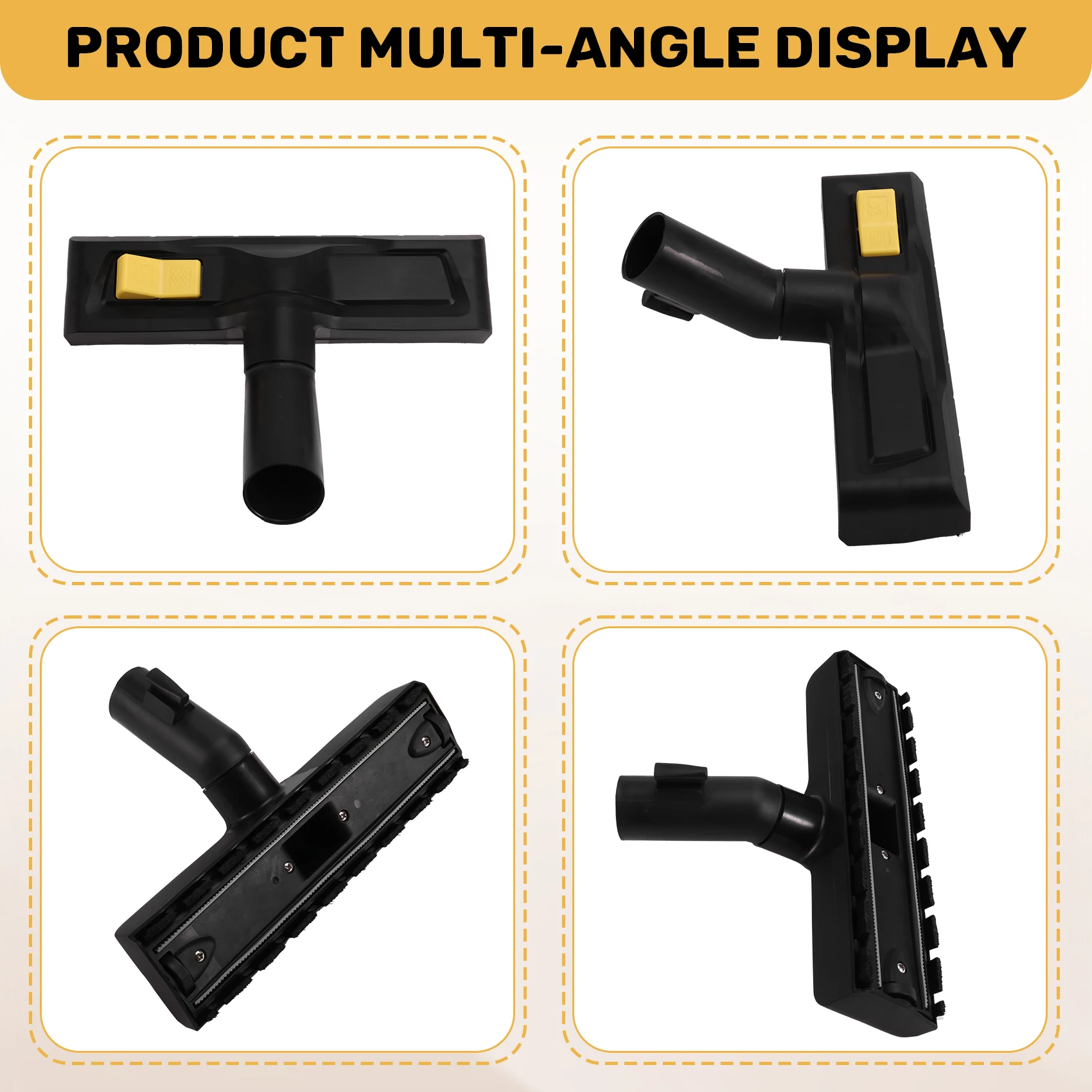 

ABXHH Multipurpose Floor Tool Compatible for Karcher SE5 SE6 WD2 WD3 WD4 WD5 WD6 WD6P WD7 Vacuum Cleaner (35 Mm)