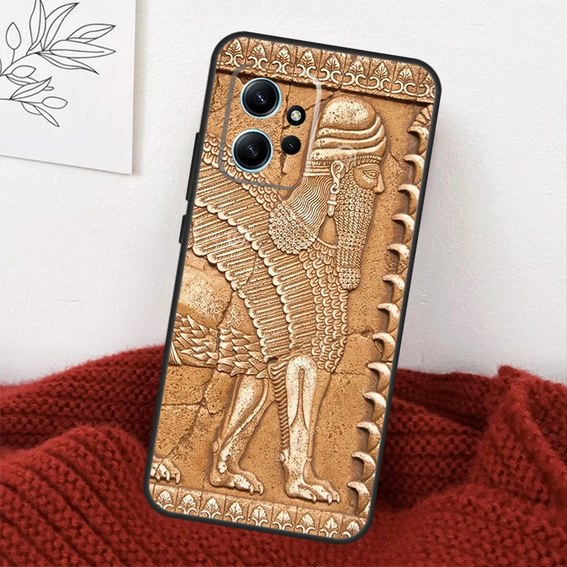 Assyrian Statue lamassu Art For Redmi Note 12 12S 11 11S Case For Redmi Note 10 8 9 Pro 9S 10S 9A 9C 10A 10C 12C Cover