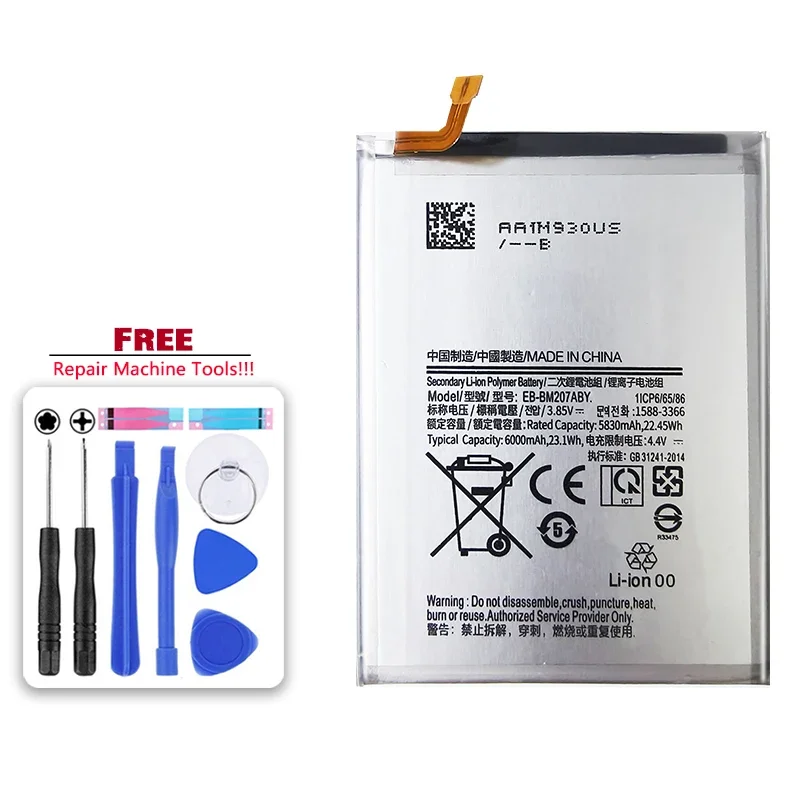 EB-BG580ABU EB-BM207ABY EB-BM317ABY Battery For Samsung M20 M30 M205F M31S M30s SM-M3070 M3070 M21 M31 M215 Bateria