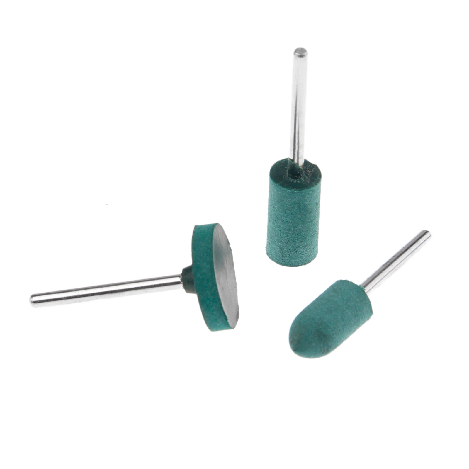 3Pcs/set Cylinder/Bullet/TMini Grinder Rubber Grinding Head Polishing Buffing Wheel Fits For Dremel And Other Rotary Tools