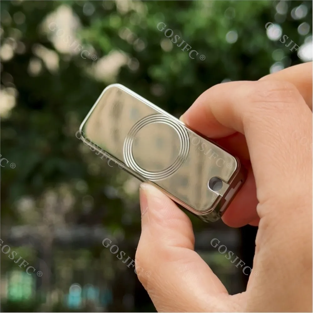 TANGO EDC Titanio Lucidatura Meccanica Push Slider Metallo Giocattolo Antistress Agitarsi Giocattoli per Adulti