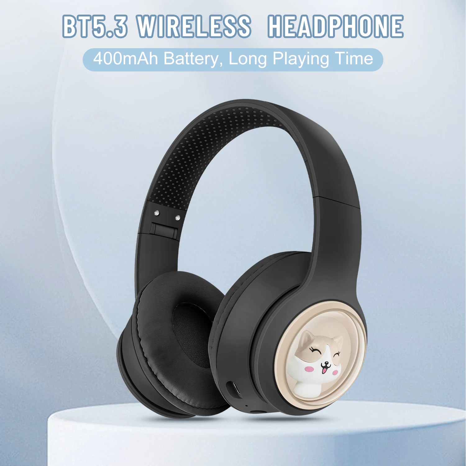 

50% OFF gaming bluetooth headset original Plastic Material color Black Pink Khaki For Sooyn Portable Audio AKZ-06 LZ-27