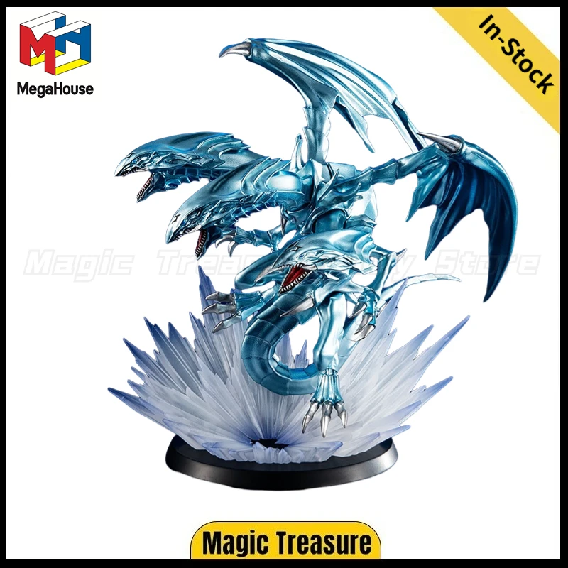 

【In Stock】Original MegaHouse MONSTERS CHRONICLE Duel Monsters Blue Eyes Ultimate Dragon Figure Toy Gift