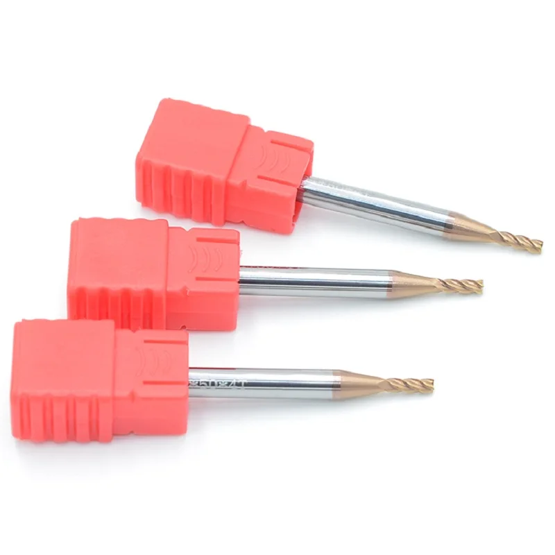CNC Router Bits Hrc55 10mm 12mm Shank Flat Endmill End Mill Spiral Milling Cutter