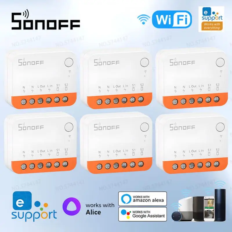 SONOFF MINI R4 Wifi Switch Module Smart Wi-Fi DIY 2 Way Switch Smart Home Wireless Works With R5 S-MATE Alexa Google Home Alice