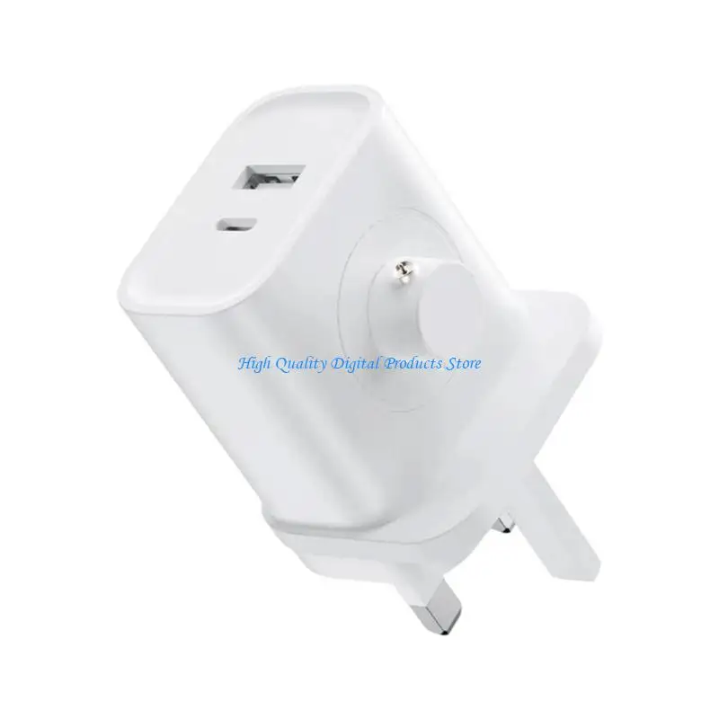 U2JE 25W Angled Wall with Side Wearable Charging Area and USB-A