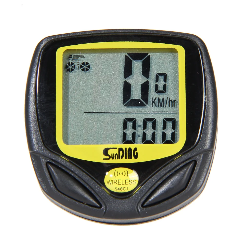 New Wireless Bicycle Cycling Bike Computer Speedometer Odometer Meter