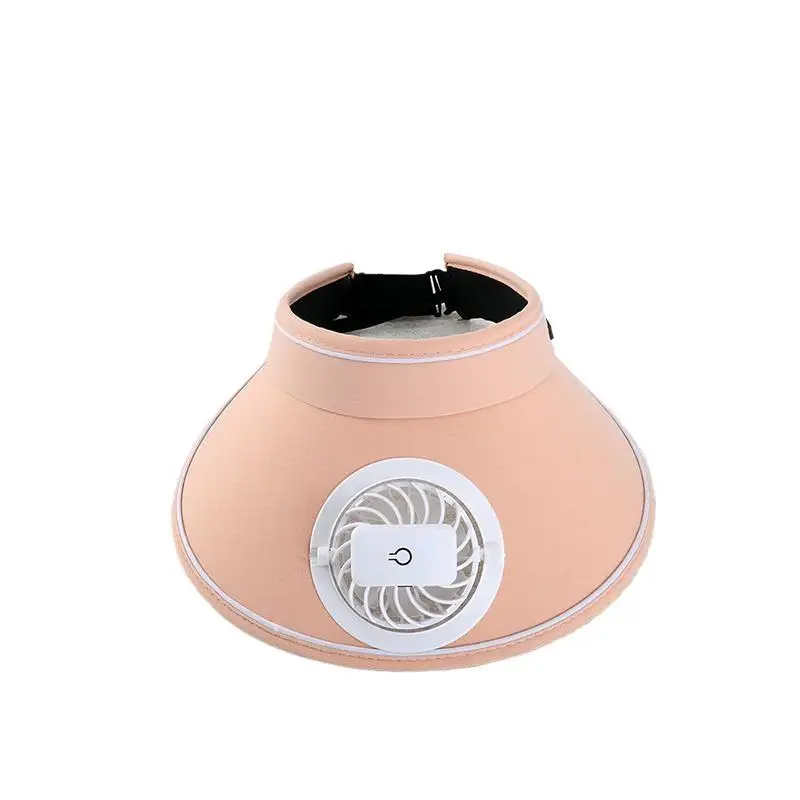 Atmungsaktiver Kühlventilator-Hut, Sonnenschutz-Ventilator-Sonnenblende, Angelhut, Kühlkappe mit Schirm, Mini-Ventilator-Ladehut – Detail 6