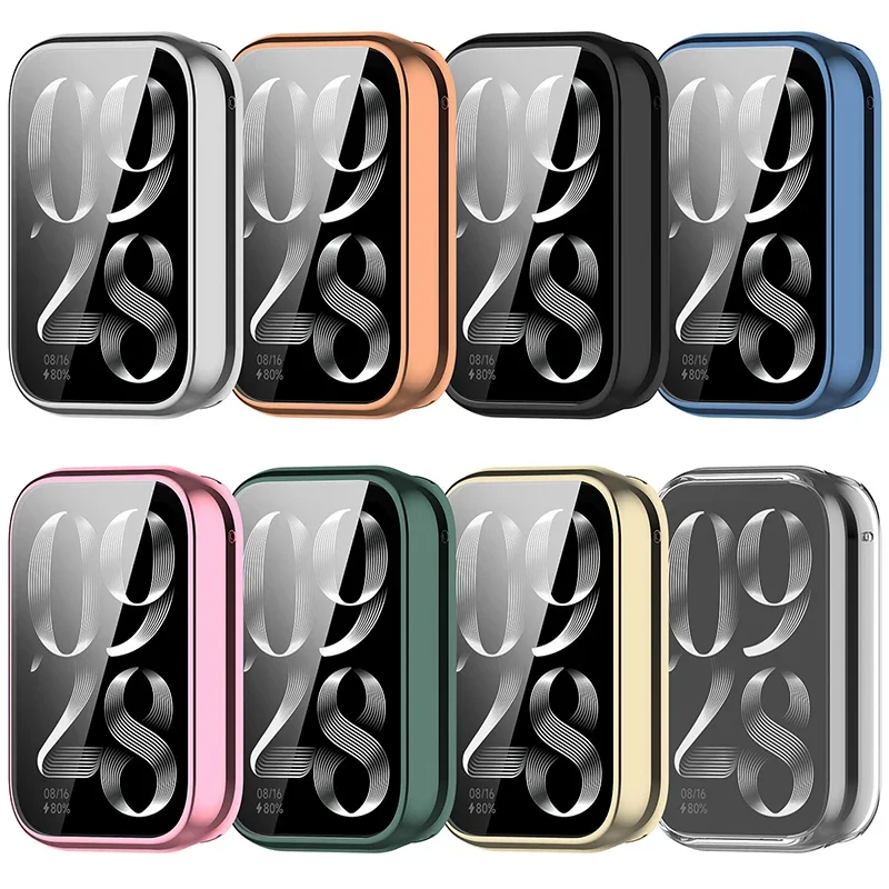 Zachte TPU-hoes voor Xiaomi Mi band 8 Pro Smart horlogeband Bumper Cover Screen Protector voor Xiaomi Mi band 9 Pro
