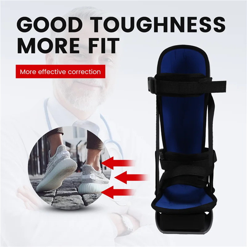 Férula nocturna para fascitis Plantar A20M, soporte para pie, soporte para tendinitis de bota para tendón de Fascia y estiramiento de pantorrilla, hueso del talón