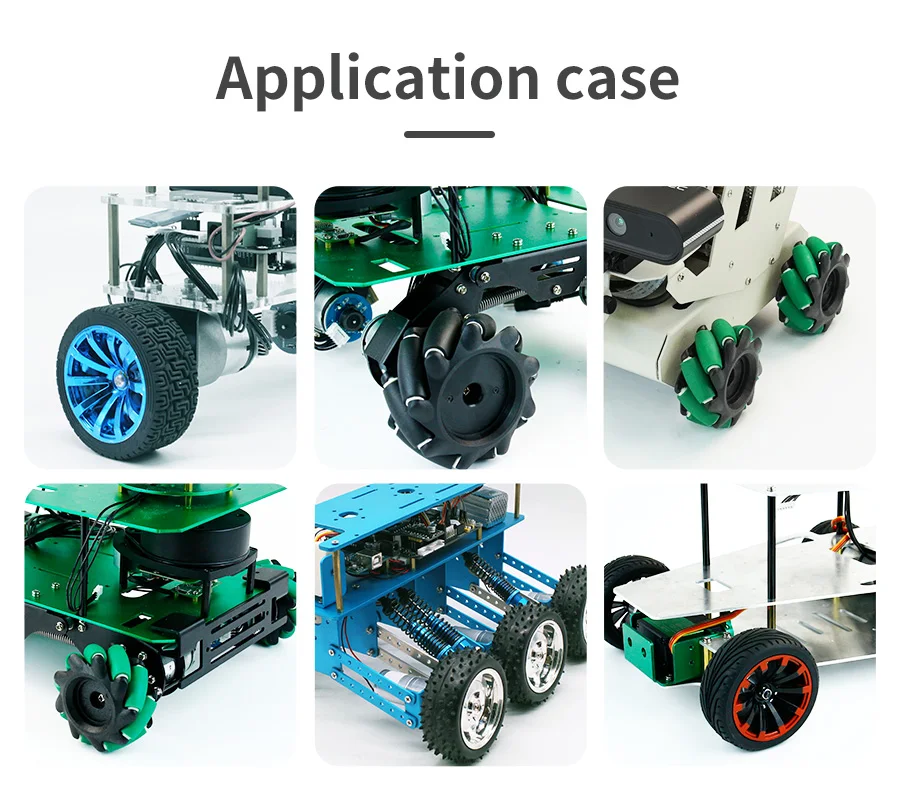 65mm 85mm High Grip Gummireifen Reifen 97mm Mecanum Rad mit Sechs kant kupplung für DIY Stiel Roboter Auto Chassis Spielzeug teile – Detail 17