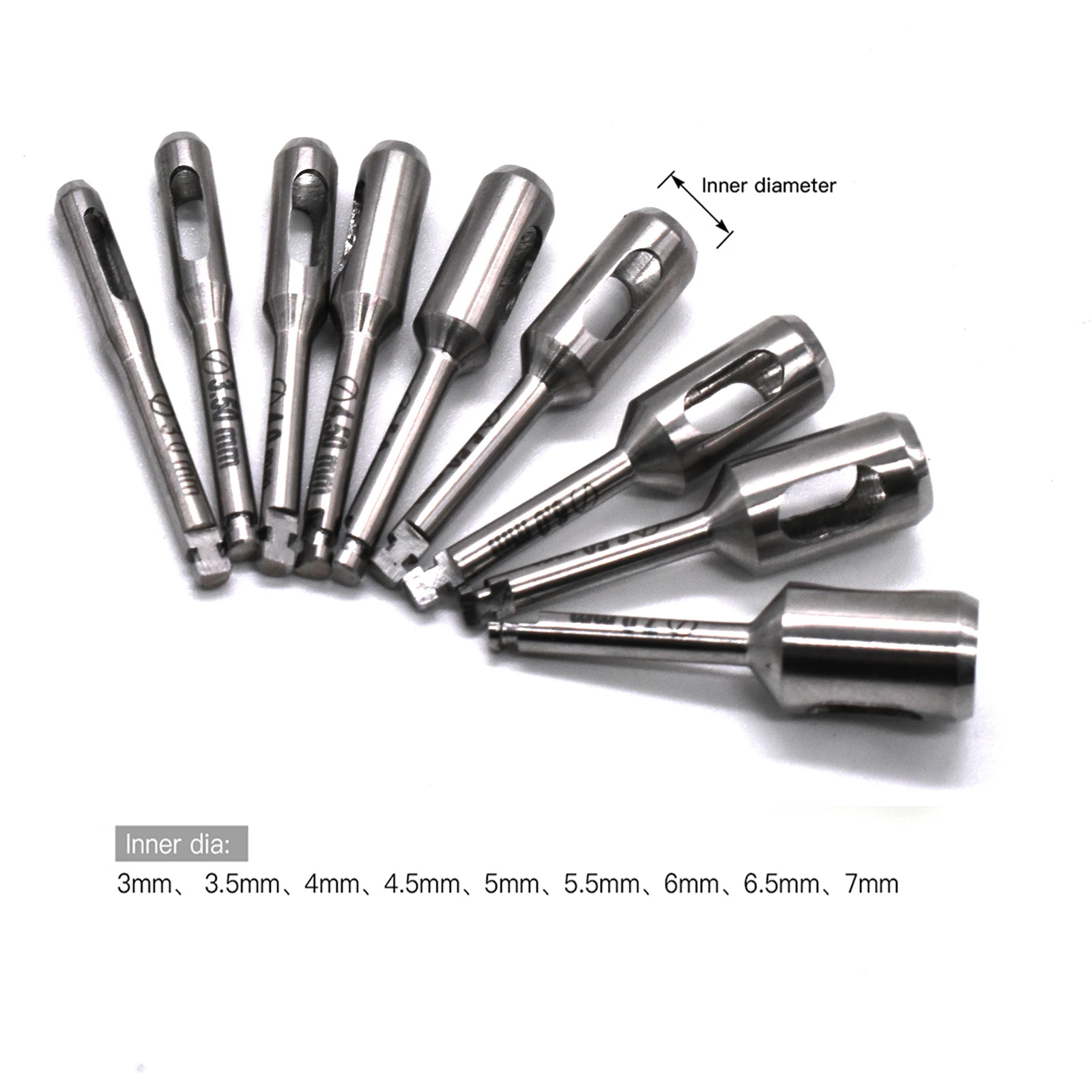 1pc Dental Implant Terphine Bur Tissue Punch Stainless steel Planting Tools for Low Speed Handpiece