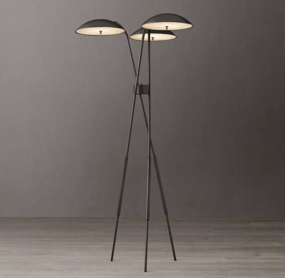 Modern Classic Indoor Standing Light  Home Decoration Tripod Design Floor Lamp for Living Room Bedroom Hotel