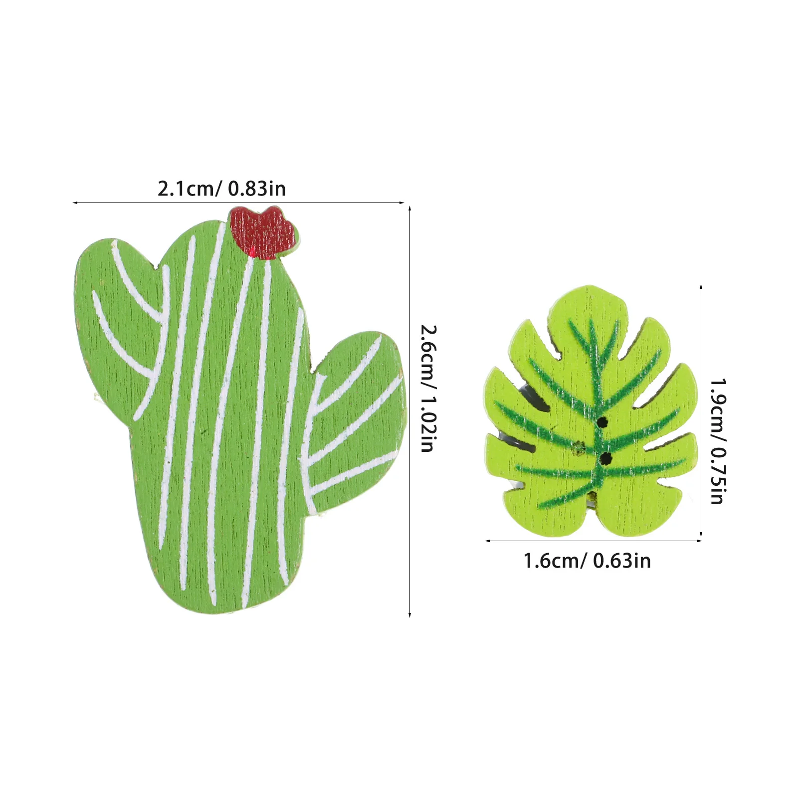 30 قطعة الصبار الخشبي Monstera ورقة دفع دبابيس الزخرفية الإبهام المسامير ل لوحة الفلين مكتب الجمالية لوحة الإعلانات دبابيس الإبداعية