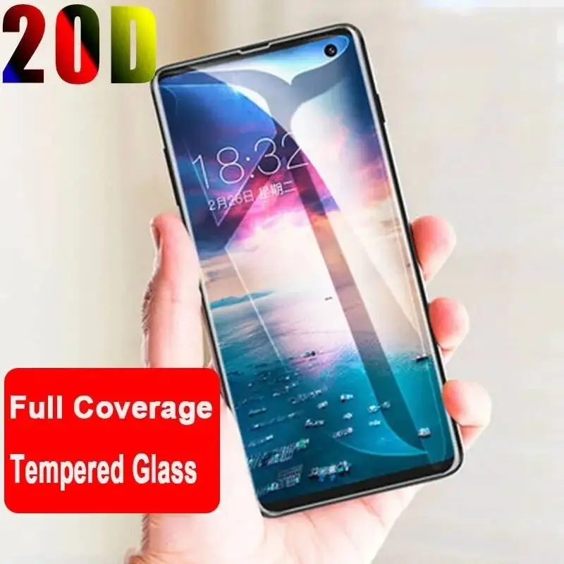 

Защитная пленка из закаленного стекла 20D для Samsung Galaxy S8, S9, Note 8, 9, S10 Plus, S10E, A50