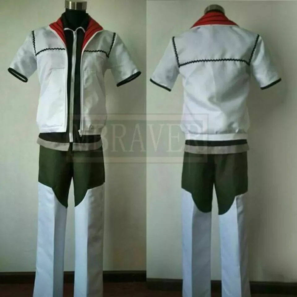 

Kingdom Hearts Roxas Cosplay Costume Coat Pants Uniform#